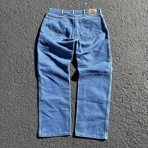 Vintage Wrangler Jeans Denim Workwear Baggy 36x30 80s Blue USA Medium Wash Soft